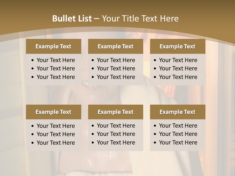 Enjoying Steam Beauty PowerPoint Template
