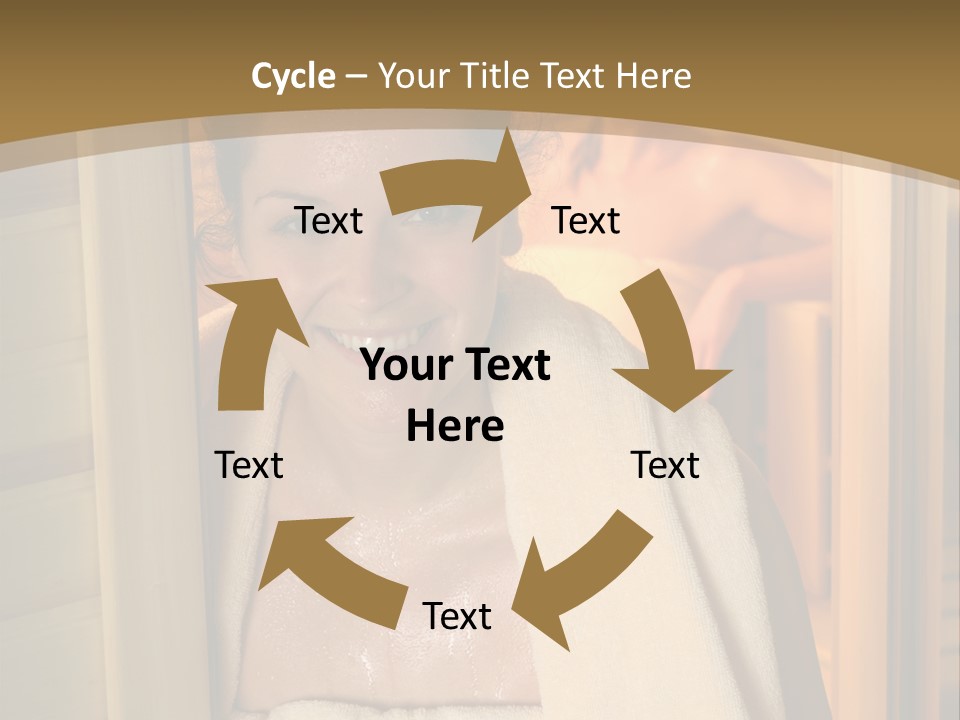 Enjoying Steam Beauty PowerPoint Template