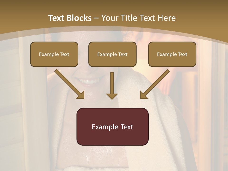 Enjoying Steam Beauty PowerPoint Template