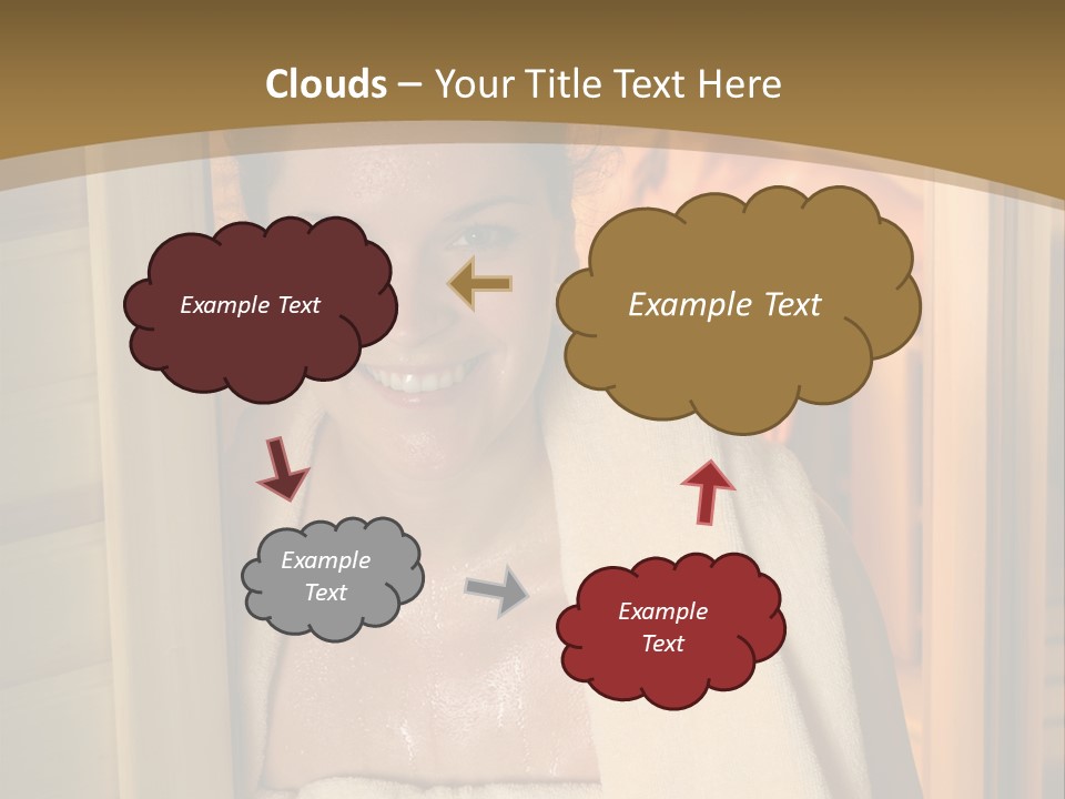 Enjoying Steam Beauty PowerPoint Template