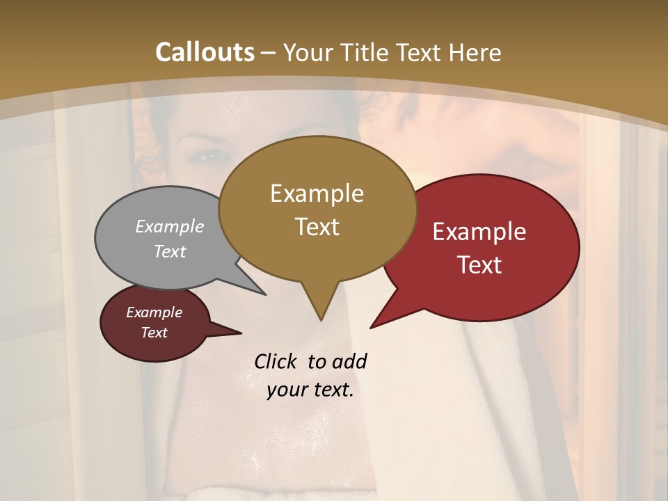 Enjoying Steam Beauty PowerPoint Template