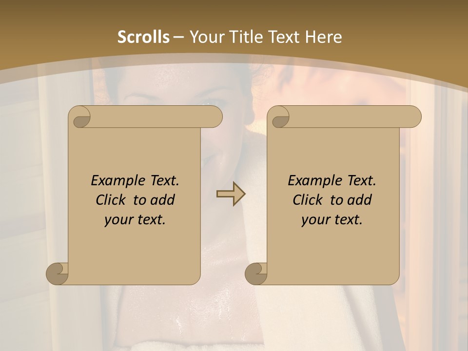 Enjoying Steam Beauty PowerPoint Template