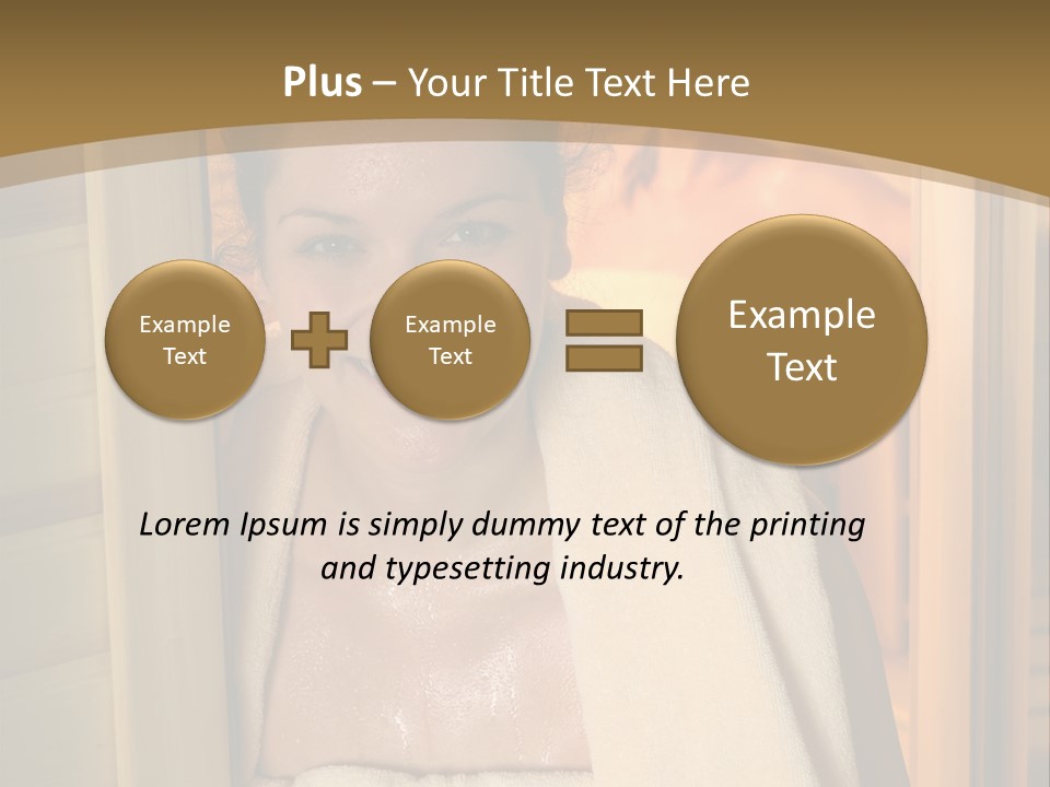Enjoying Steam Beauty PowerPoint Template