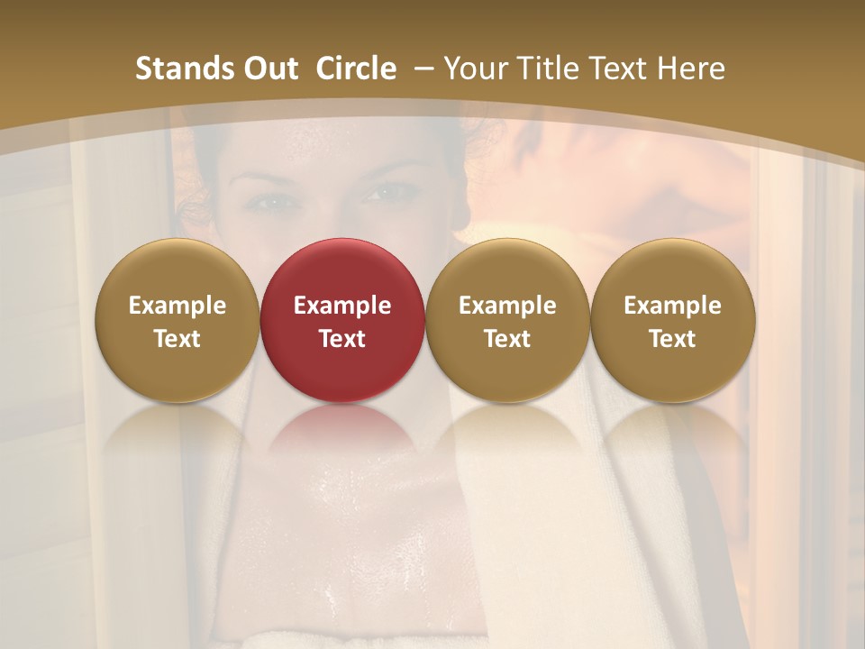 Enjoying Steam Beauty PowerPoint Template