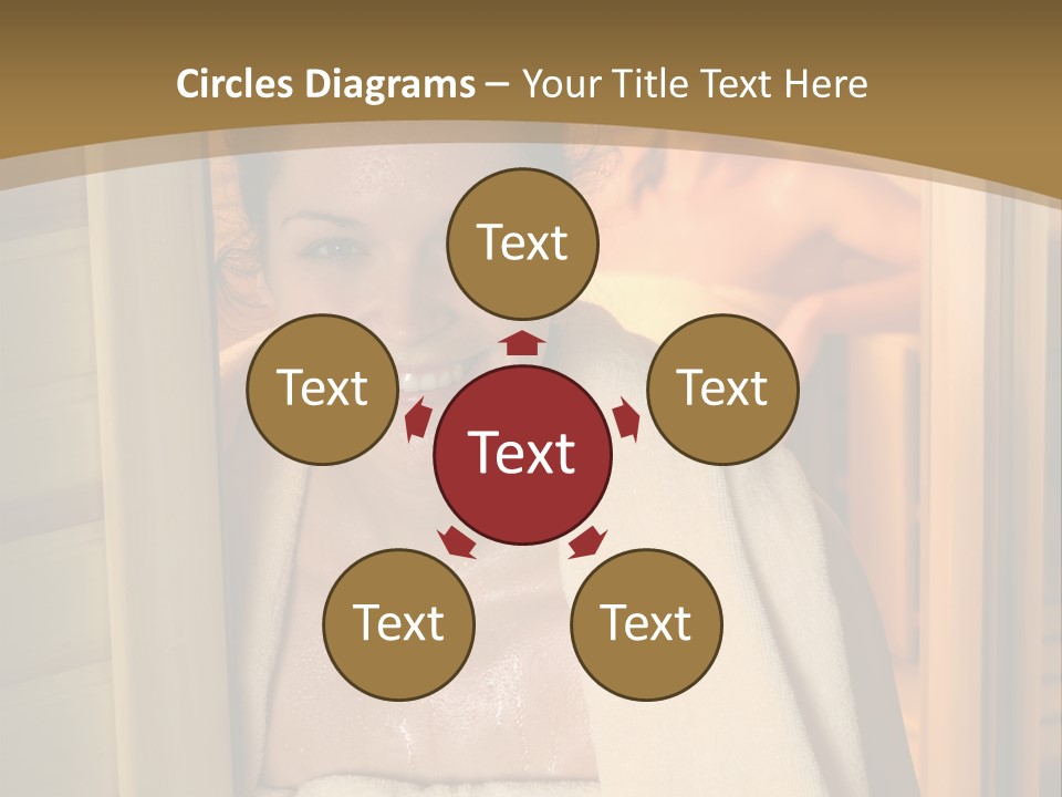 Enjoying Steam Beauty PowerPoint Template