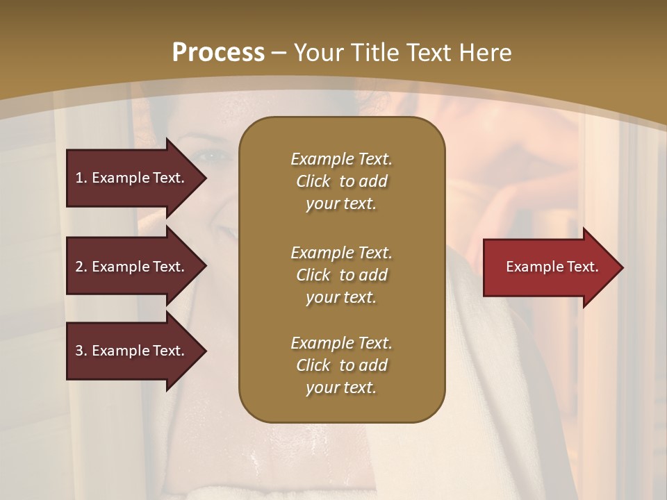 Enjoying Steam Beauty PowerPoint Template