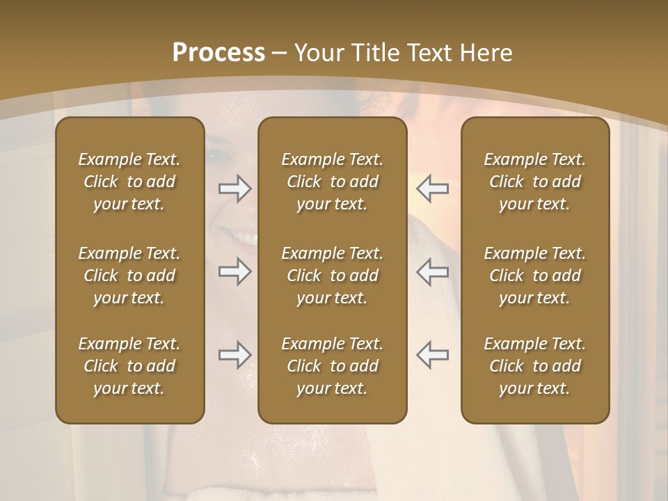 Enjoying Steam Beauty PowerPoint Template