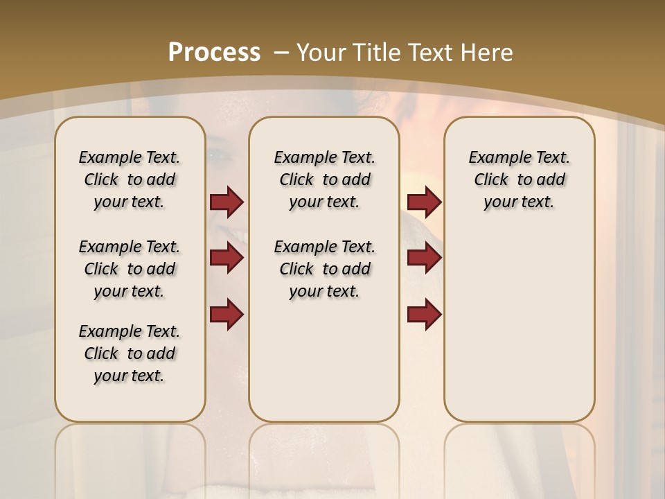 Enjoying Steam Beauty PowerPoint Template