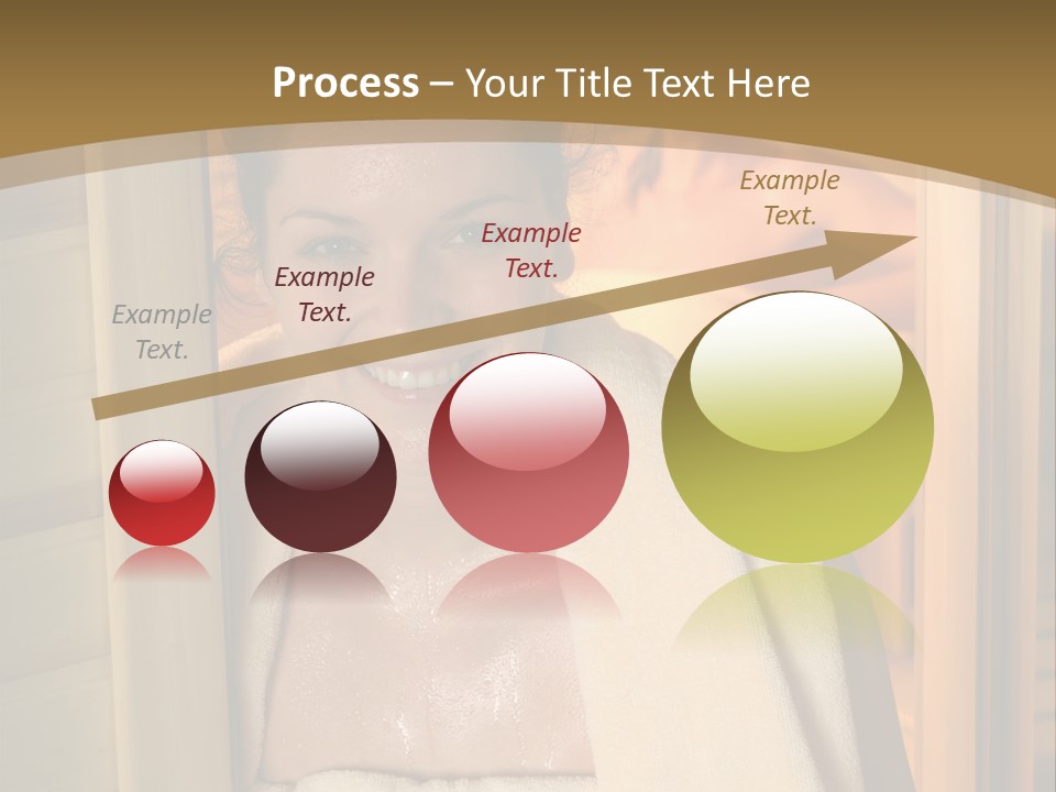 Enjoying Steam Beauty PowerPoint Template