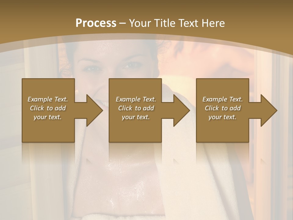 Enjoying Steam Beauty PowerPoint Template