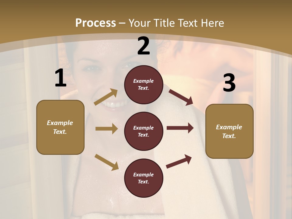 Enjoying Steam Beauty PowerPoint Template