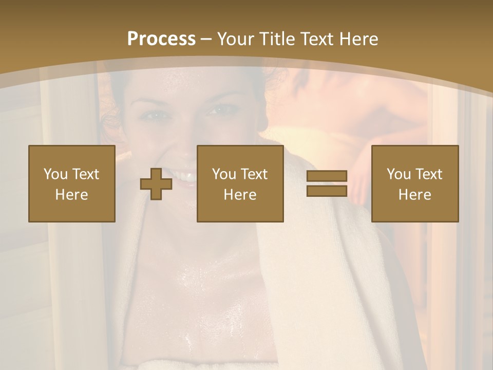 Enjoying Steam Beauty PowerPoint Template