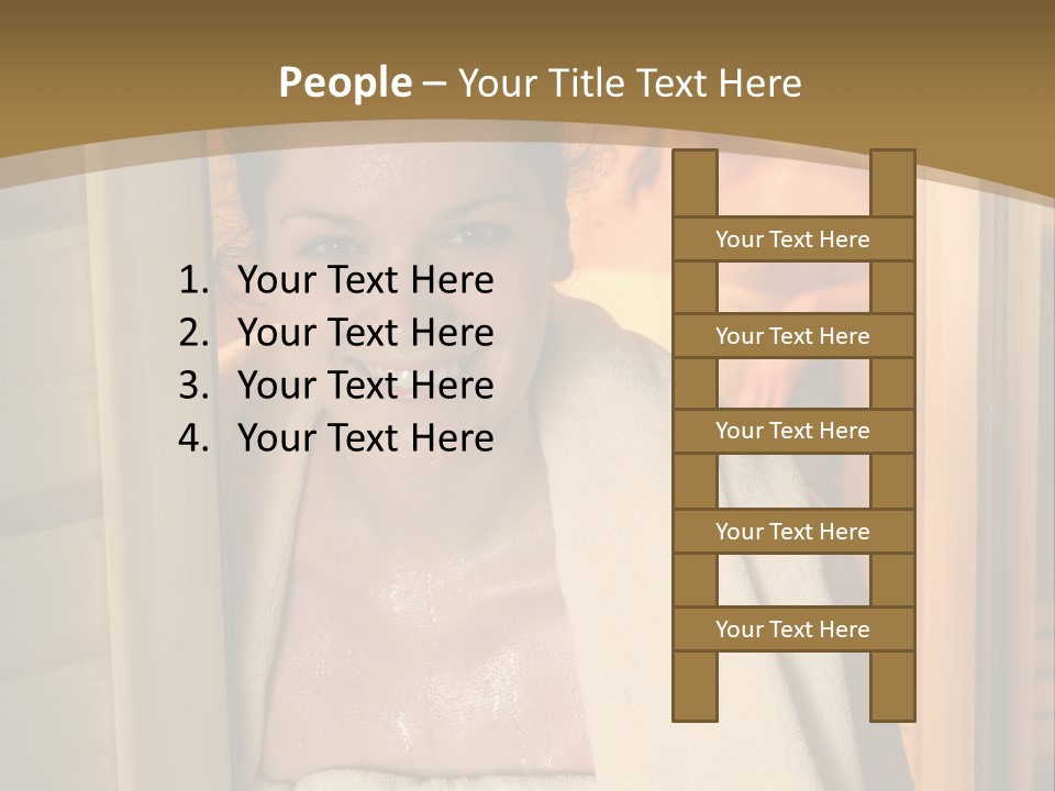 Enjoying Steam Beauty PowerPoint Template