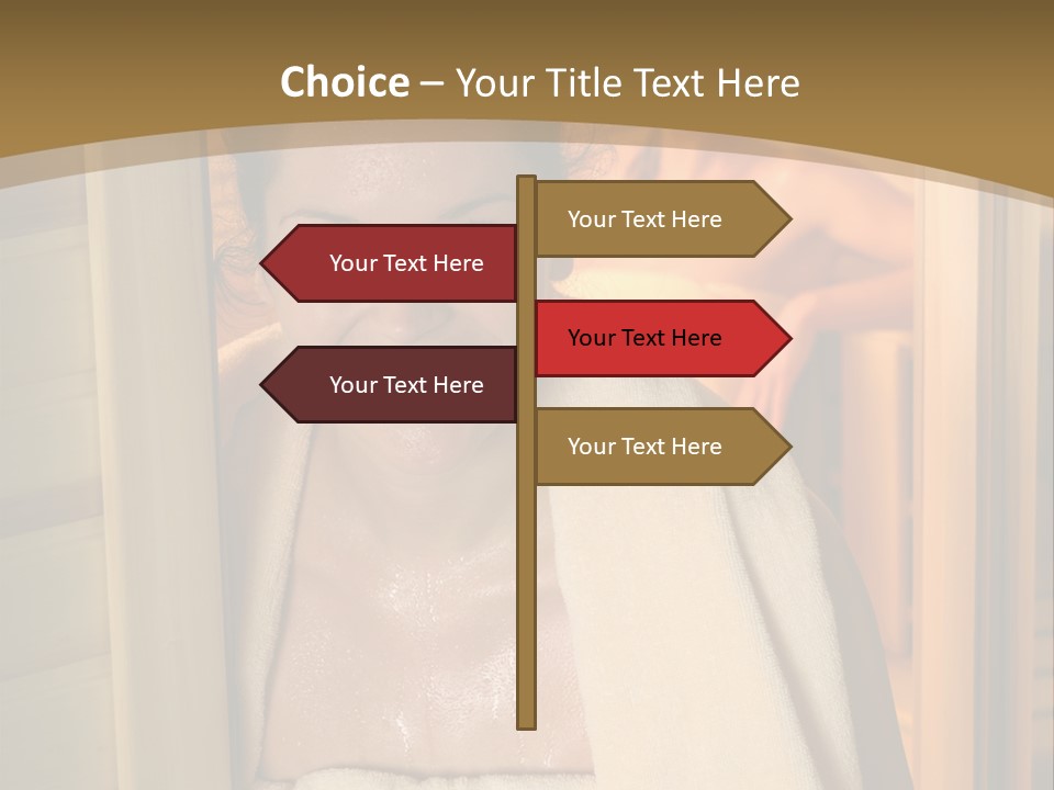 Enjoying Steam Beauty PowerPoint Template