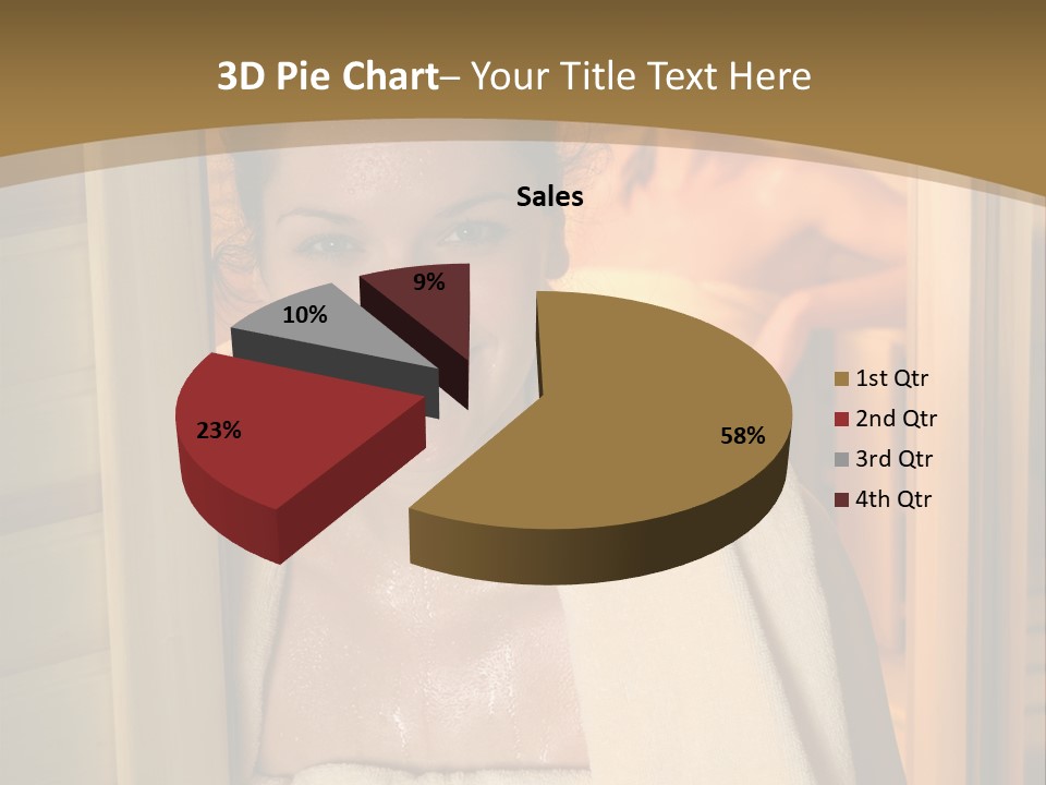 Enjoying Steam Beauty PowerPoint Template