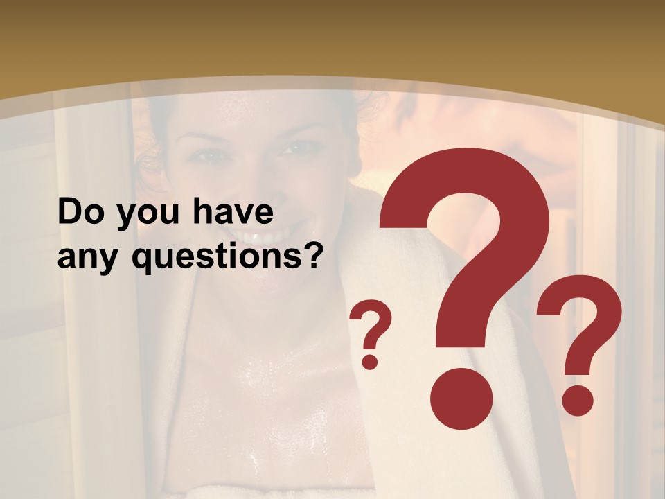 Enjoying Steam Beauty PowerPoint Template