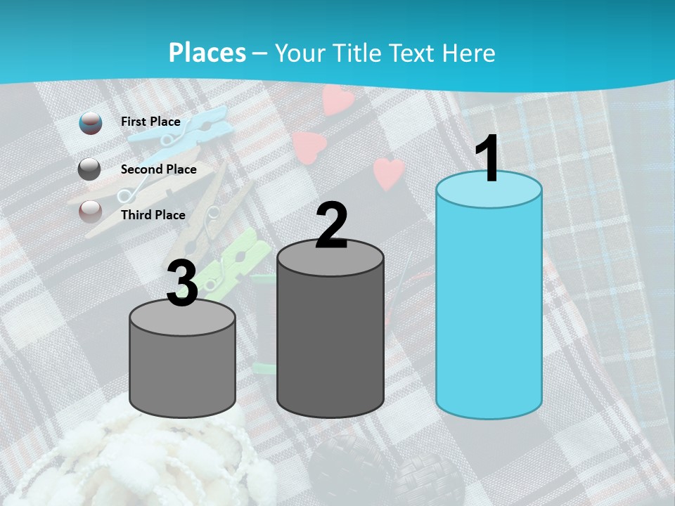 Scarf Set Macro PowerPoint Template