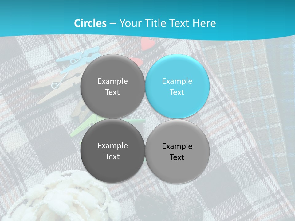 Scarf Set Macro PowerPoint Template