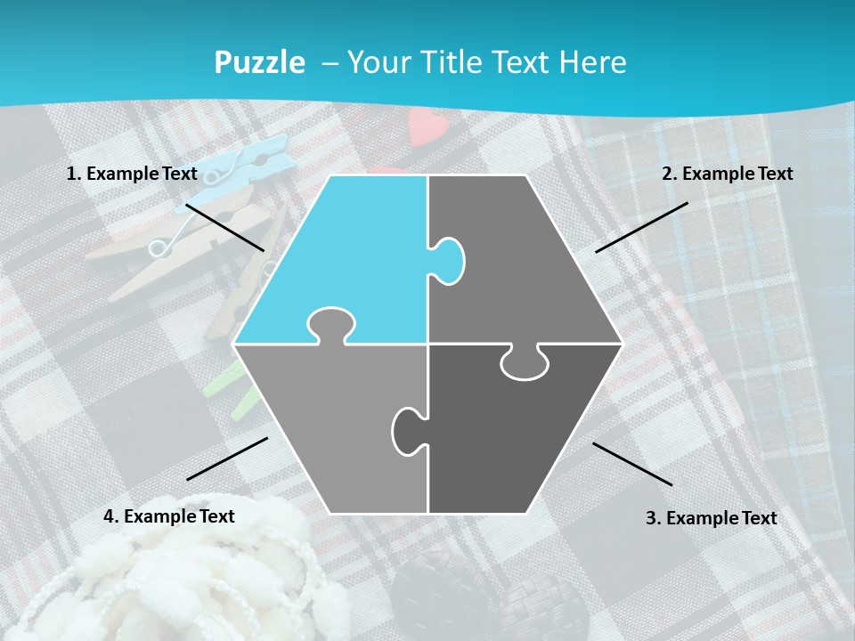 Scarf Set Macro PowerPoint Template