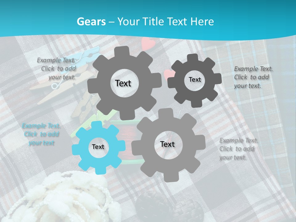 Scarf Set Macro PowerPoint Template