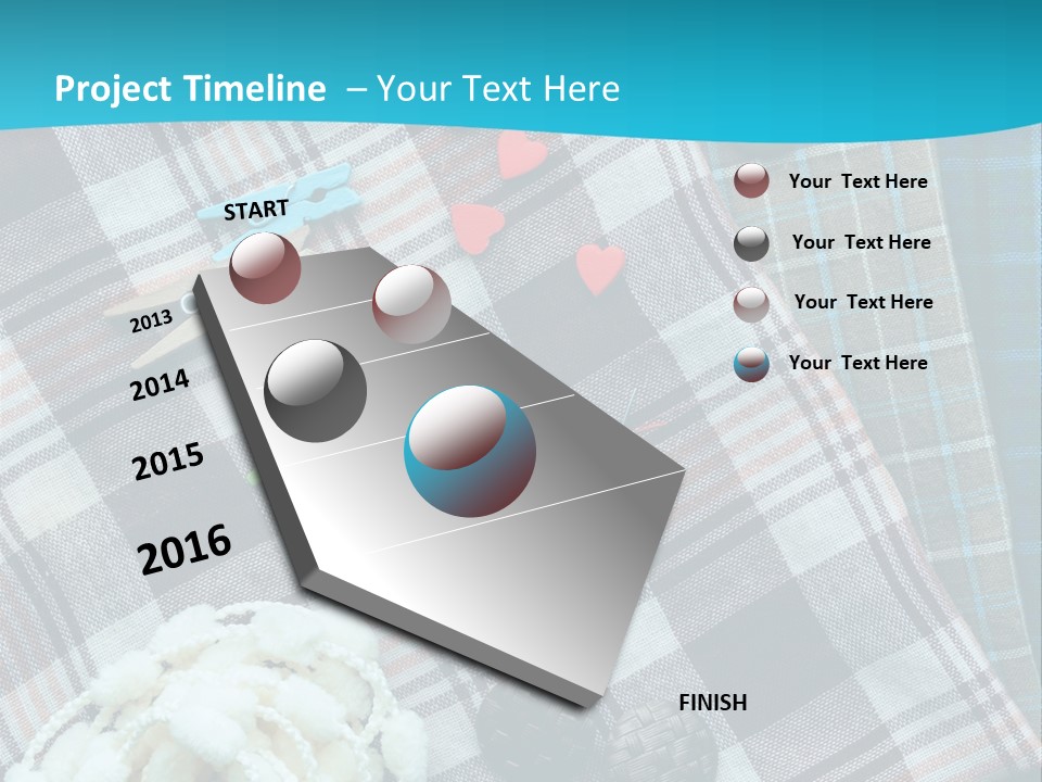 Scarf Set Macro PowerPoint Template