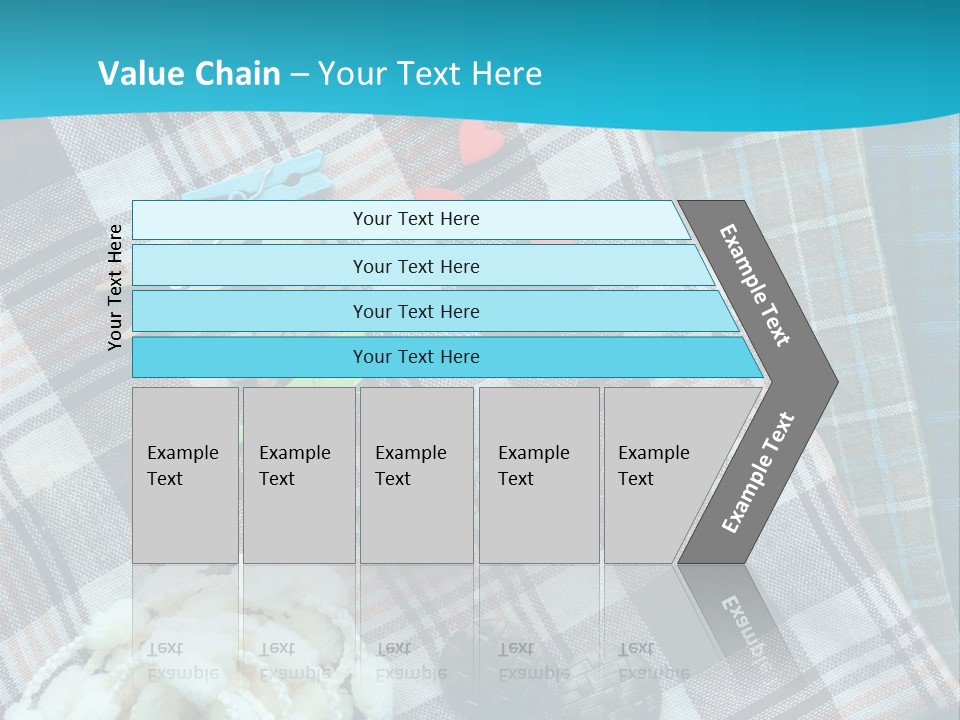 Scarf Set Macro PowerPoint Template