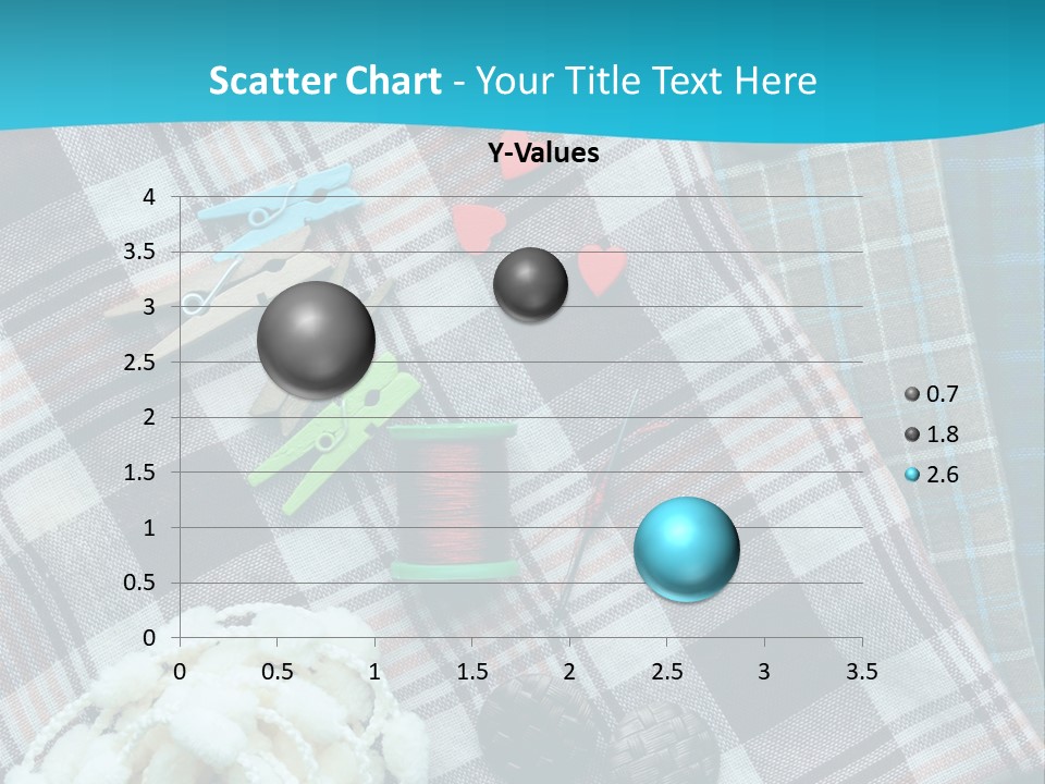 Scarf Set Macro PowerPoint Template
