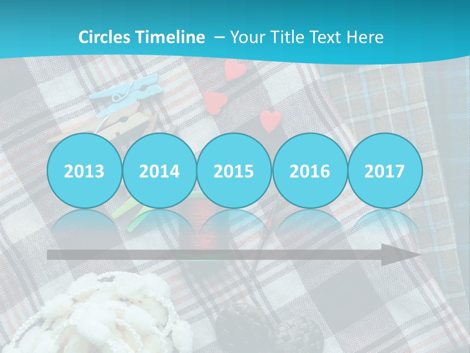 Scarf Set Macro PowerPoint Template