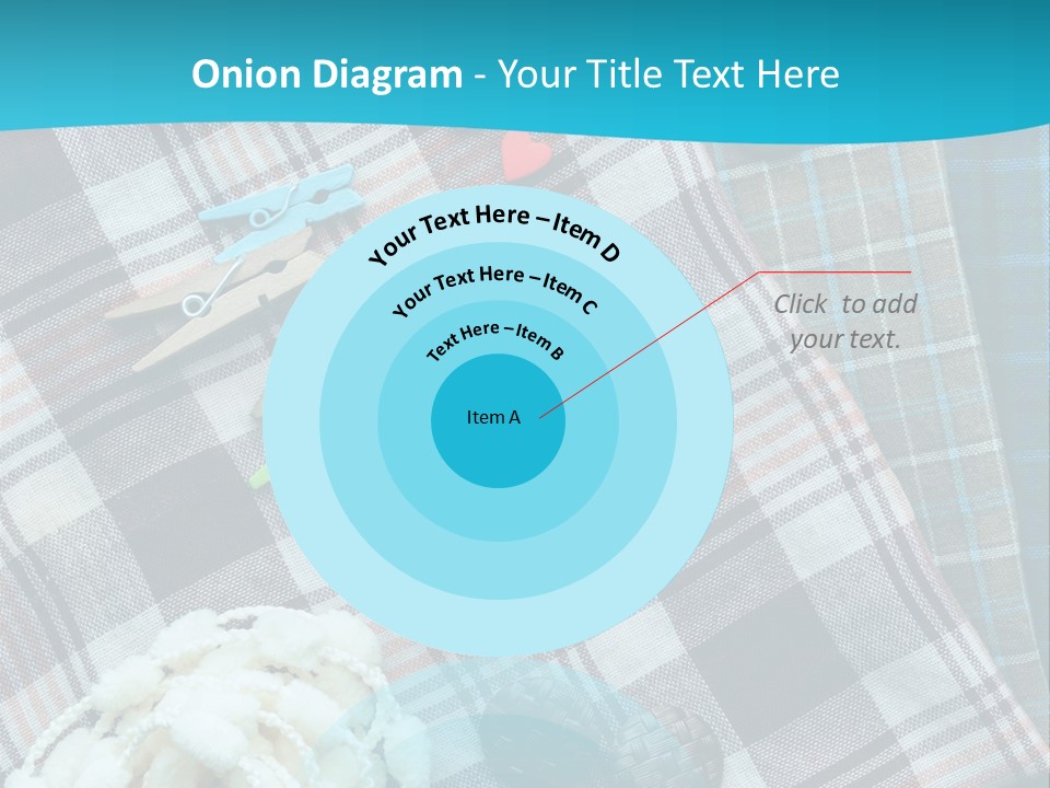 Scarf Set Macro PowerPoint Template