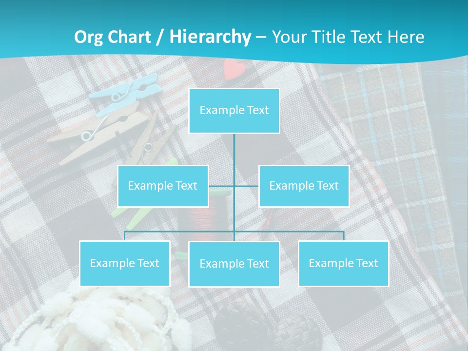 Scarf Set Macro PowerPoint Template