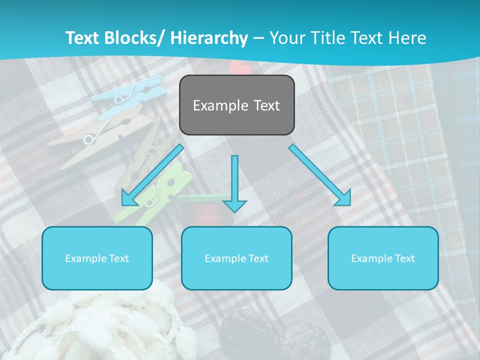 Scarf Set Macro PowerPoint Template