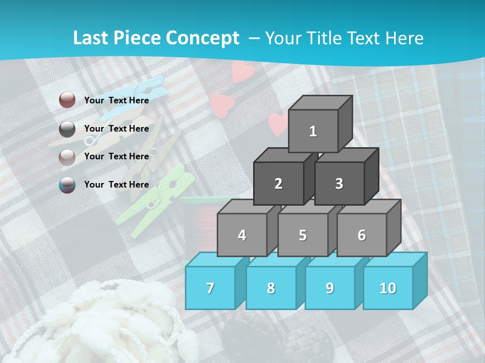 Scarf Set Macro PowerPoint Template