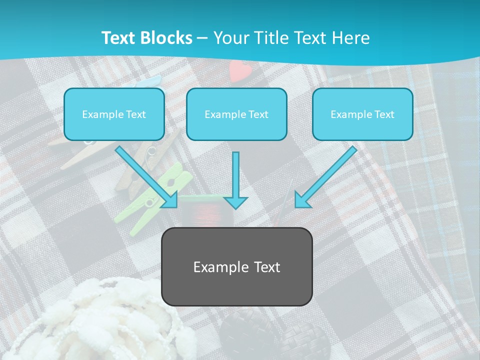 Scarf Set Macro PowerPoint Template
