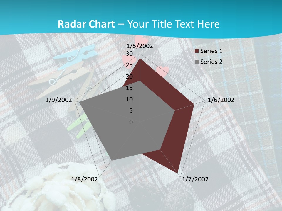 Scarf Set Macro PowerPoint Template
