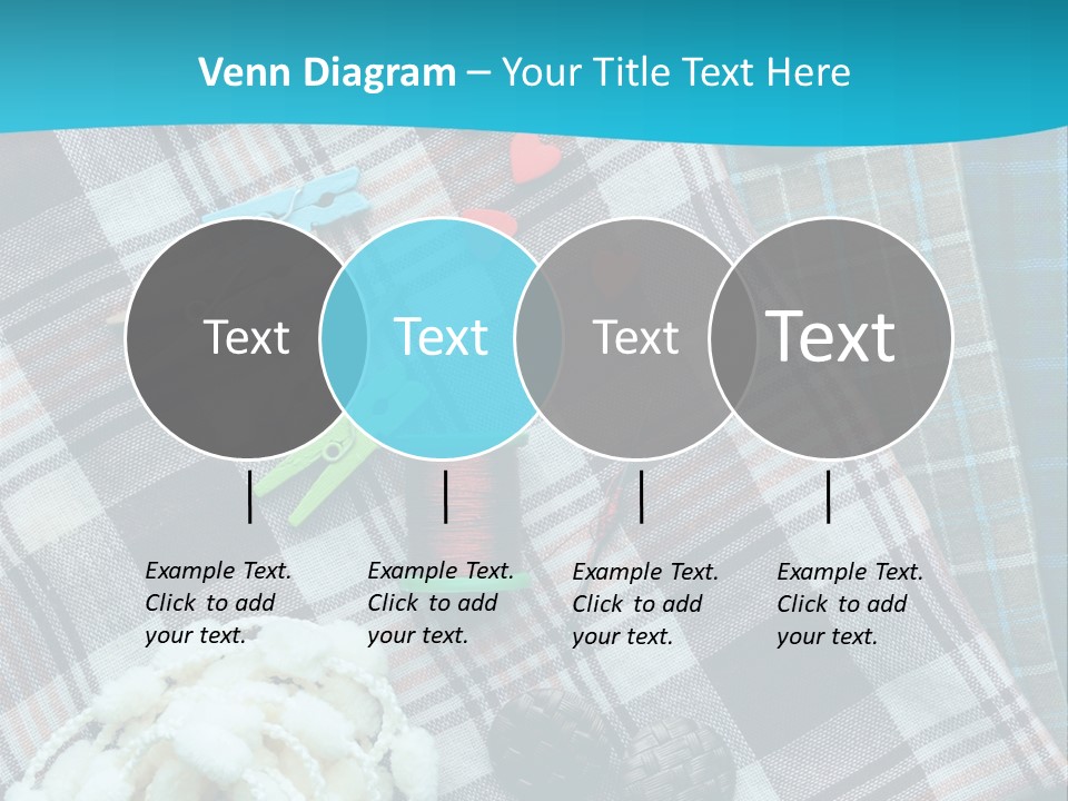 Scarf Set Macro PowerPoint Template