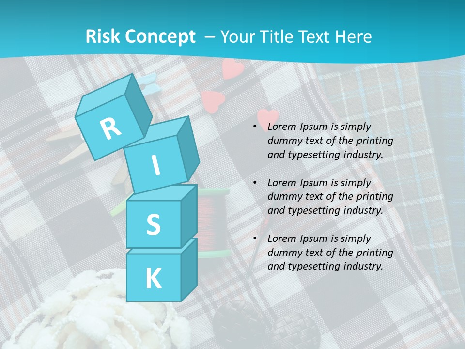 Scarf Set Macro PowerPoint Template