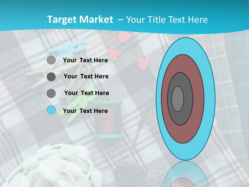 Scarf Set Macro PowerPoint Template