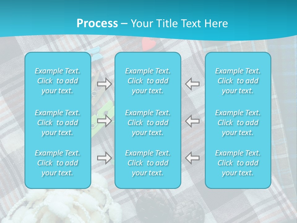 Scarf Set Macro PowerPoint Template