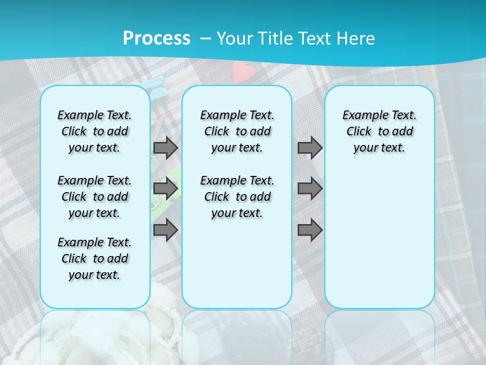 Scarf Set Macro PowerPoint Template