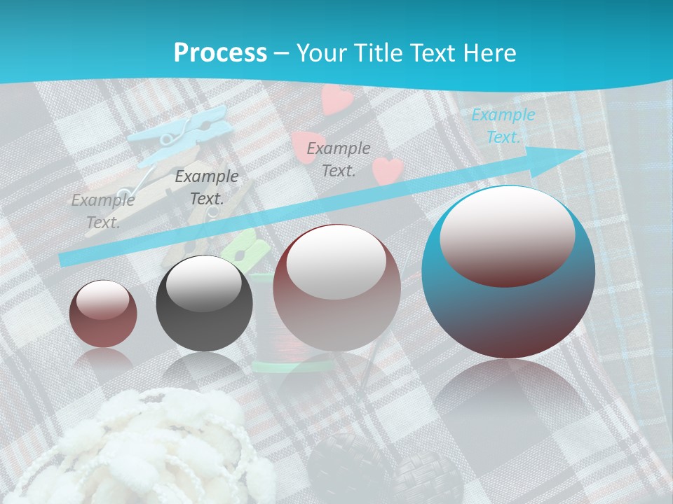 Scarf Set Macro PowerPoint Template