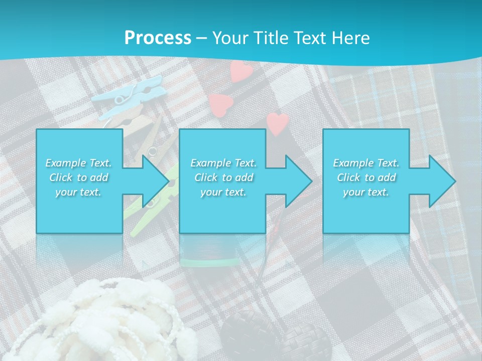 Scarf Set Macro PowerPoint Template