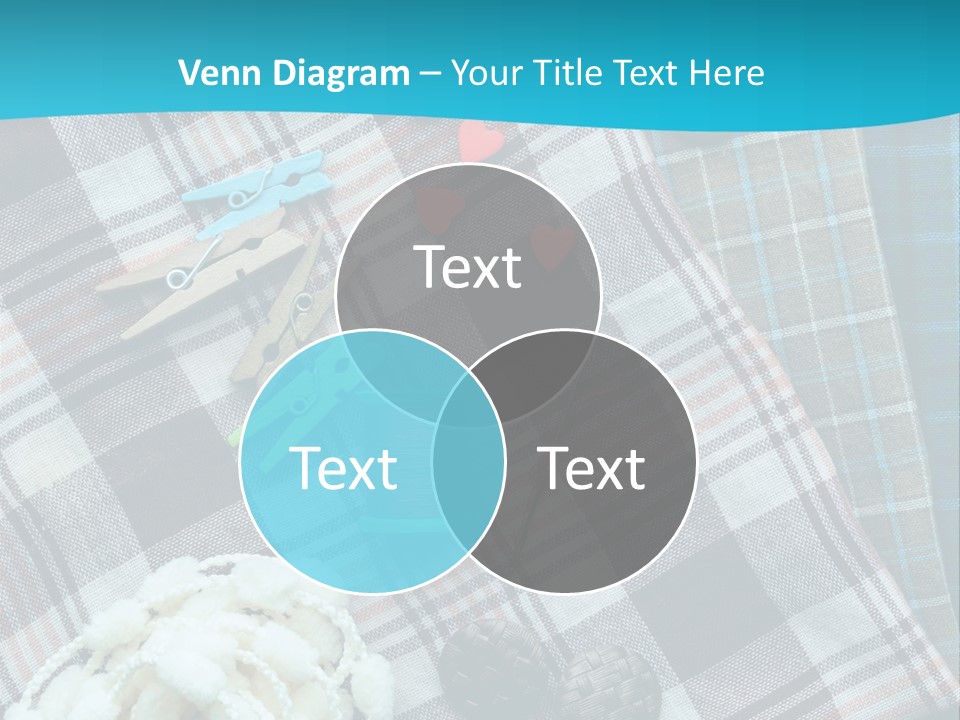 Scarf Set Macro PowerPoint Template