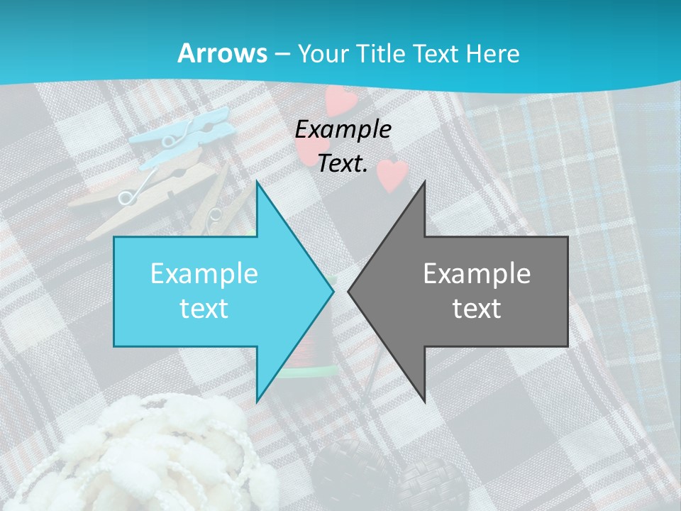 Scarf Set Macro PowerPoint Template