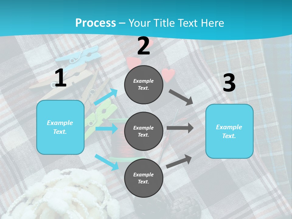 Scarf Set Macro PowerPoint Template
