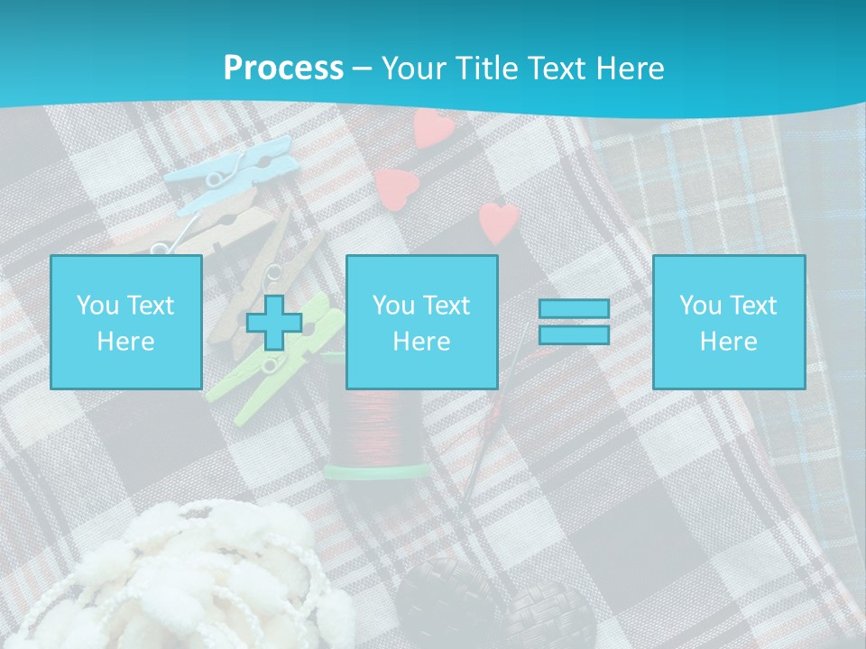 Scarf Set Macro PowerPoint Template