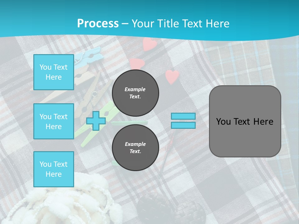 Scarf Set Macro PowerPoint Template