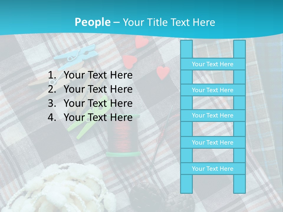 Scarf Set Macro PowerPoint Template