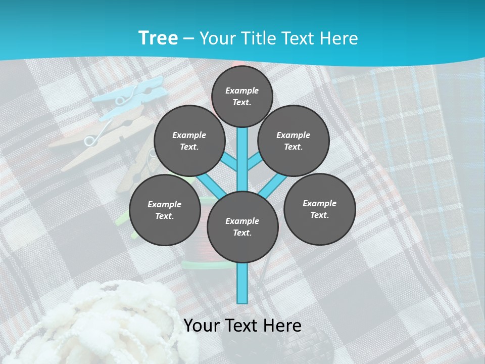 Scarf Set Macro PowerPoint Template