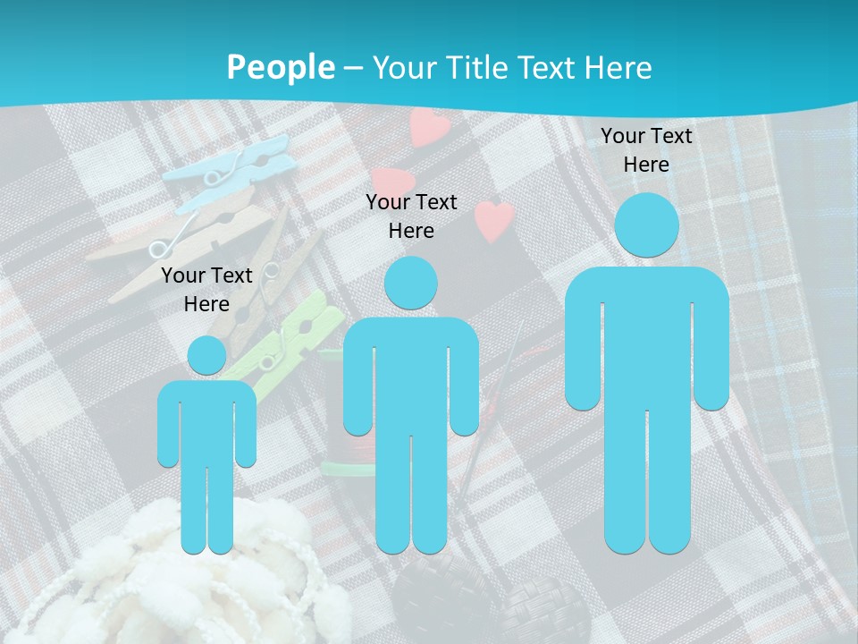 Scarf Set Macro PowerPoint Template