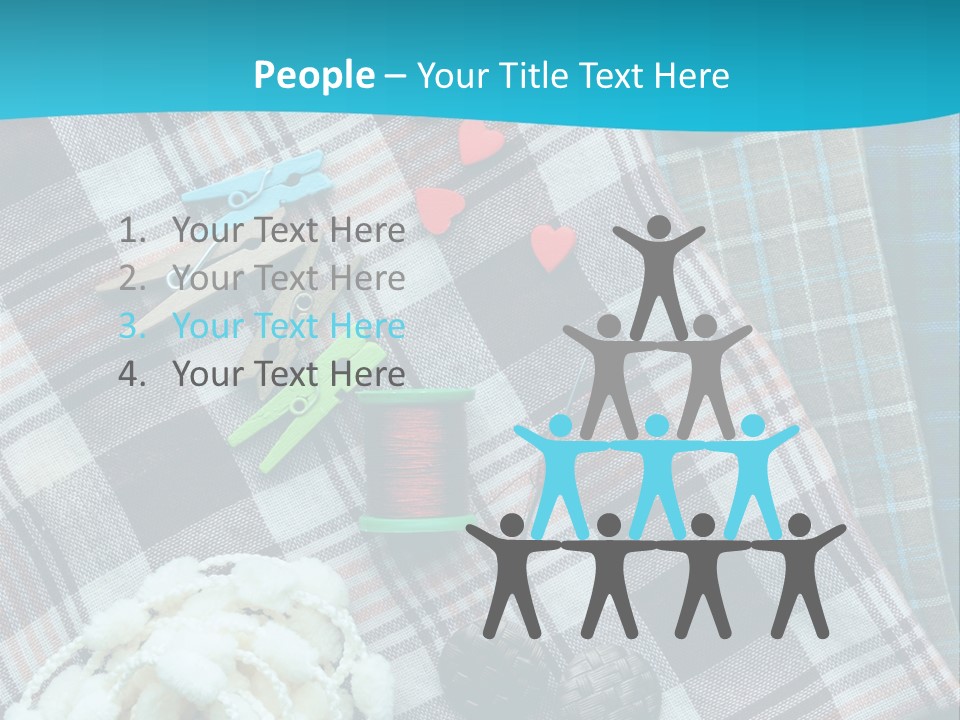 Scarf Set Macro PowerPoint Template